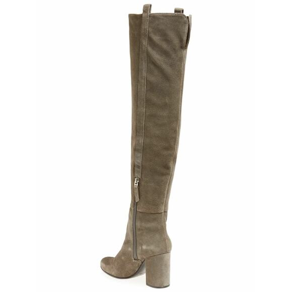 Vince Camuto Signature Women Over the Knee Boots Kylar Size US 9.5M Grey Suede - Picture 2 of 4